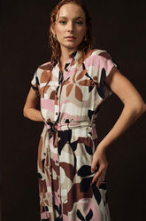 Printed Midi Dress